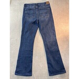 American Eagle Stretch High-Rise Skinny Kick Womens 14 Long Blue Jeans Inseam 31